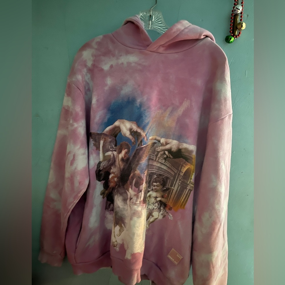 Pink Graphic Sweat Suit